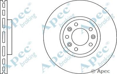 APEC BRAKING dsk2864 -  Тормозной диск
